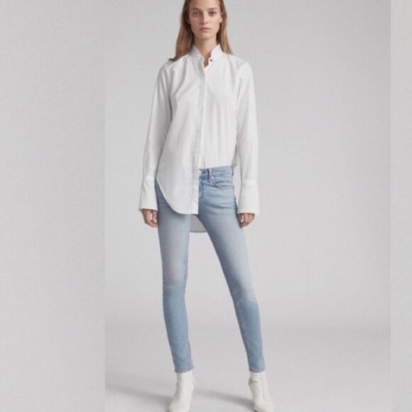 Rag & Bone Ankle Skinny Jeans Nelly Wash - Picture 1 of 11